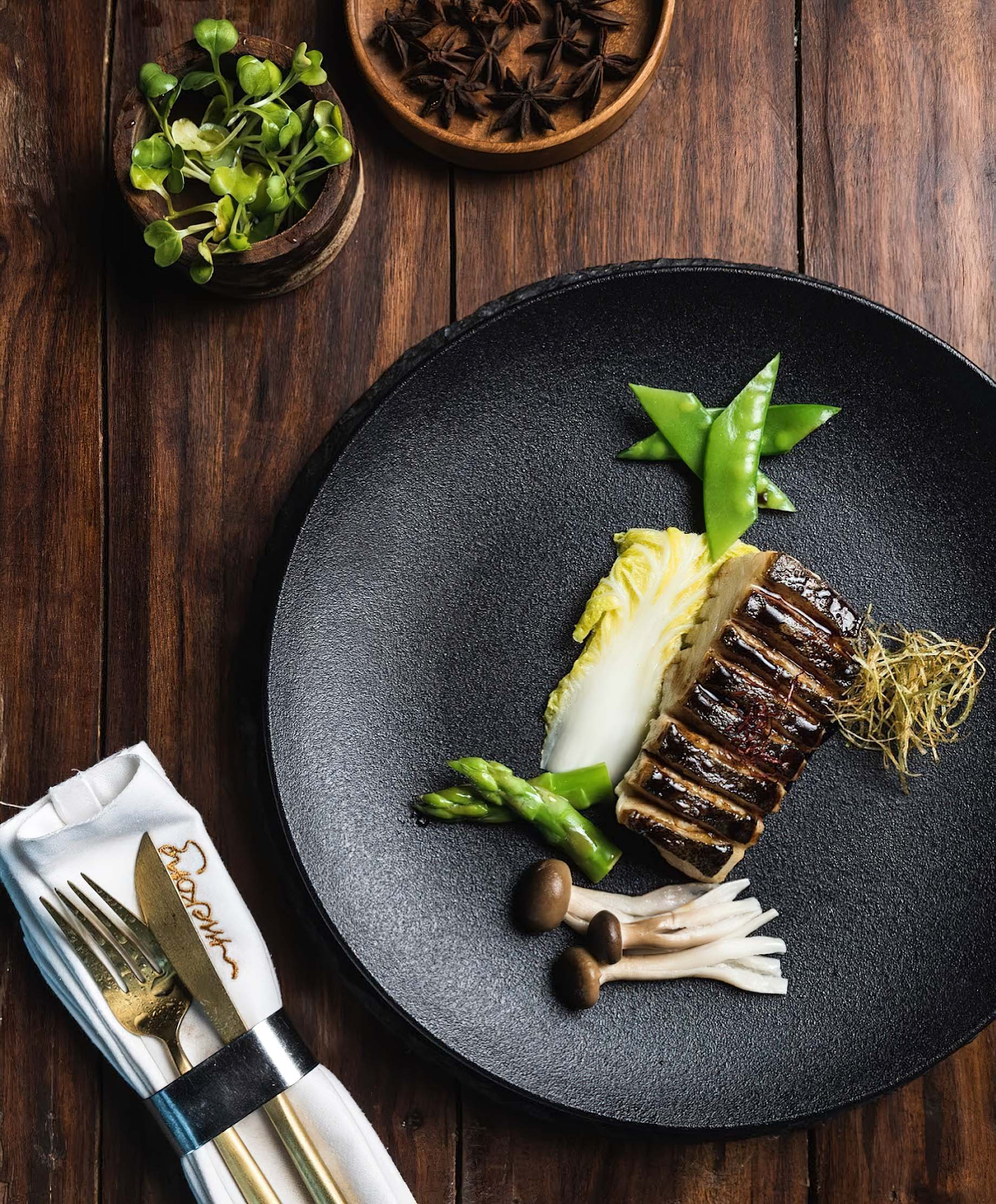 The St. Regis Mumbai Hotel – Mumbai, India – Steamed Peruvian Sea Bass