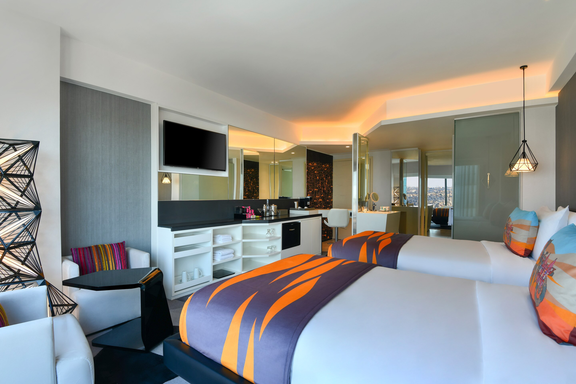 W Amman Hotel – Amman, Jordan – Spectacular Guest Room