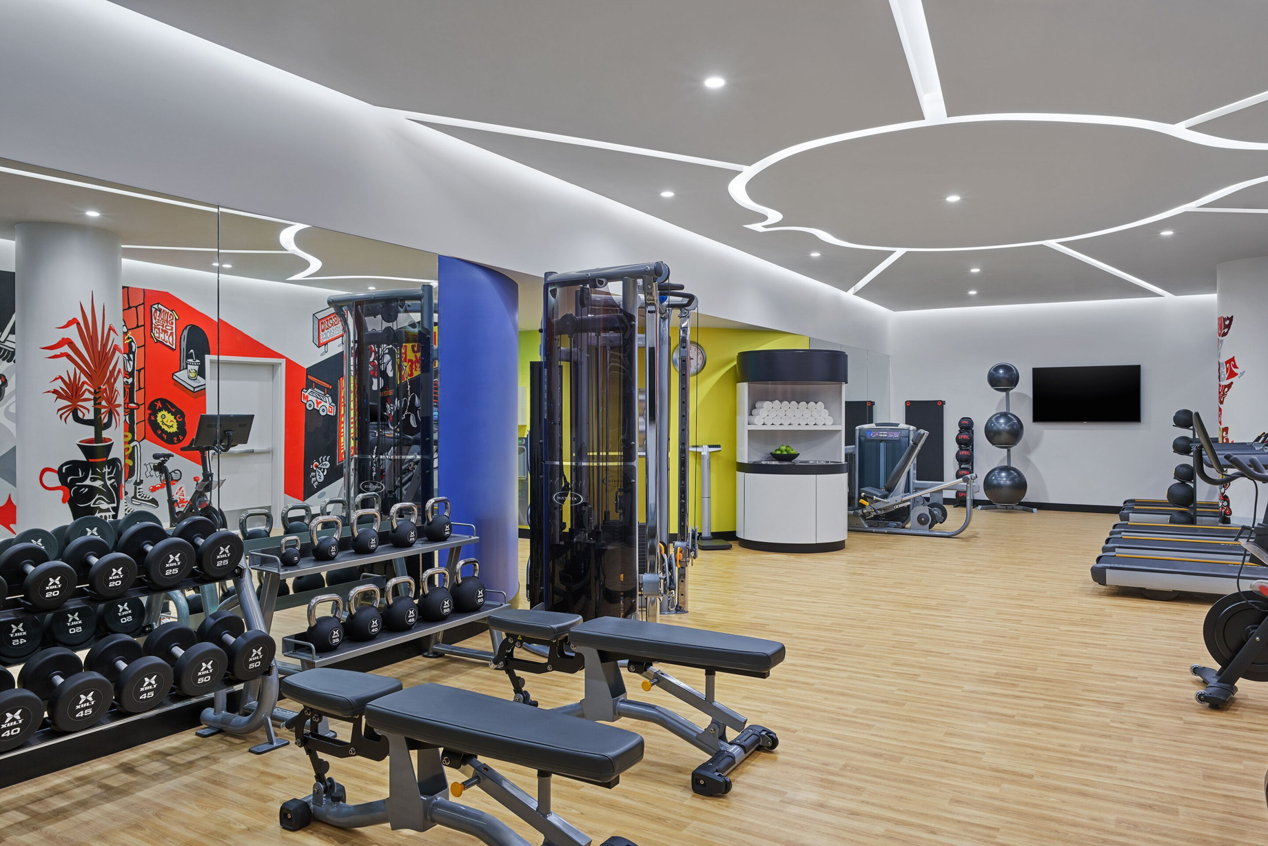 W Aspen Hotel – Aspen, CO, USA – Fitness Center Equipment