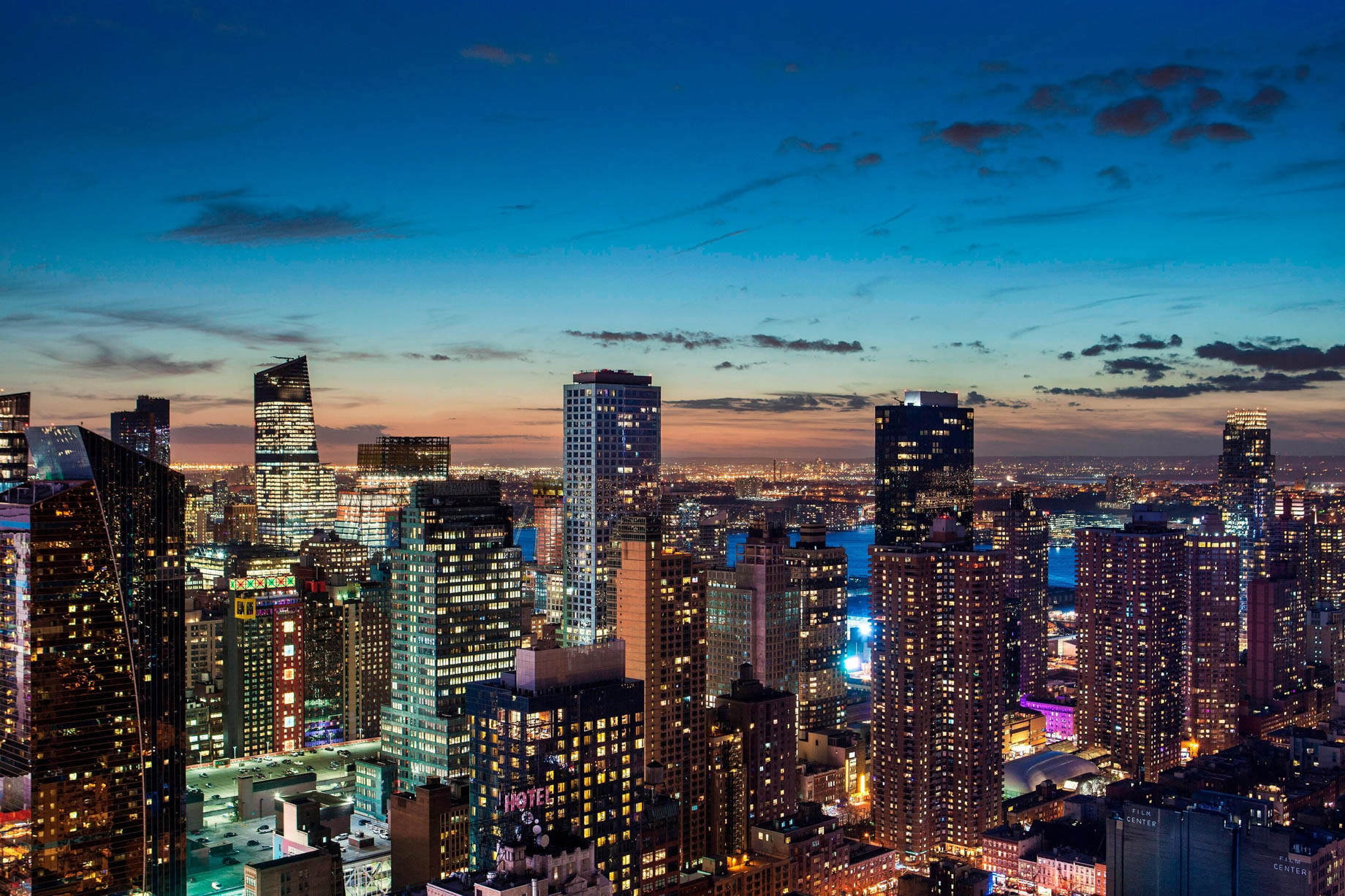 W New York Times Square Hotel – New York, NY, USA – Southwest City View Night