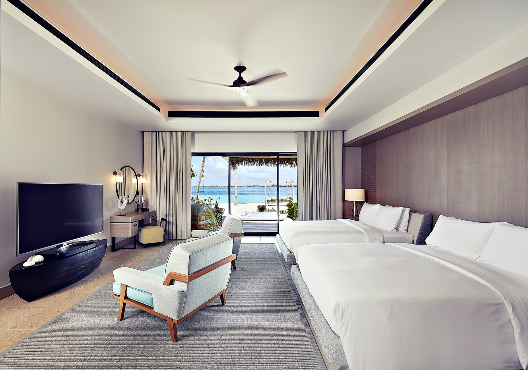 Waldorf Astoria Maldives Ithaafushi Resort – Ithaafushi Island, Maldives – Resort Private Island Villa Bedroom