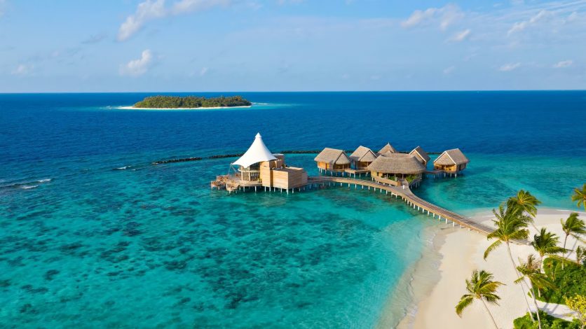 The Nautilus Maldives Resort - Thiladhoo Island, Maldives - Zeytoun Restaurant Aerial