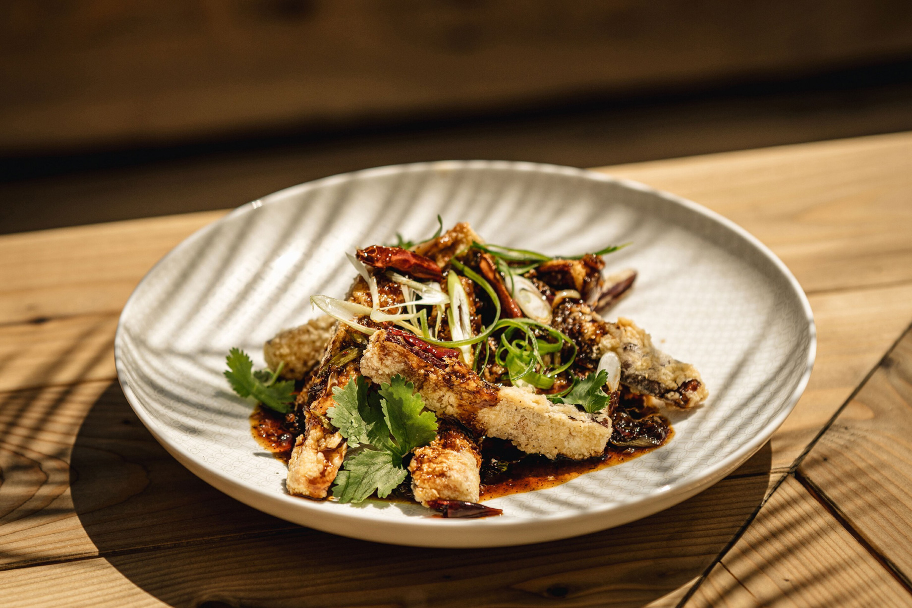 W Montreal Hotel - Montreal, Quebec, Canada - Fried Eggplant