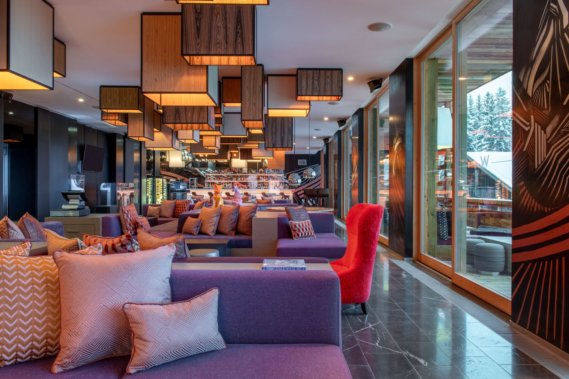 W Verbier Hotel - Verbier, Switzerland - W Living Room Style