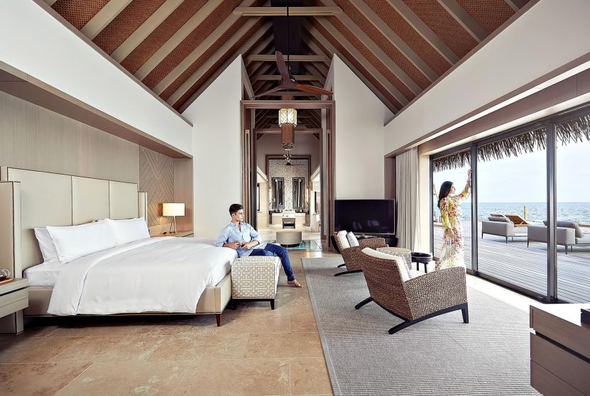 Waldorf Astoria Maldives Ithaafushi Resort - Ithaafushi Island, Maldives - Resort Private Island Villa Master Bedroom