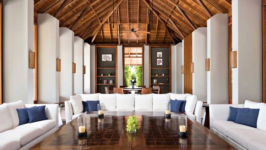 Amanyara Resort - Providenciales, Turks and Caicos Islands - 4 Bedroom Tranquility Villa Living Room
