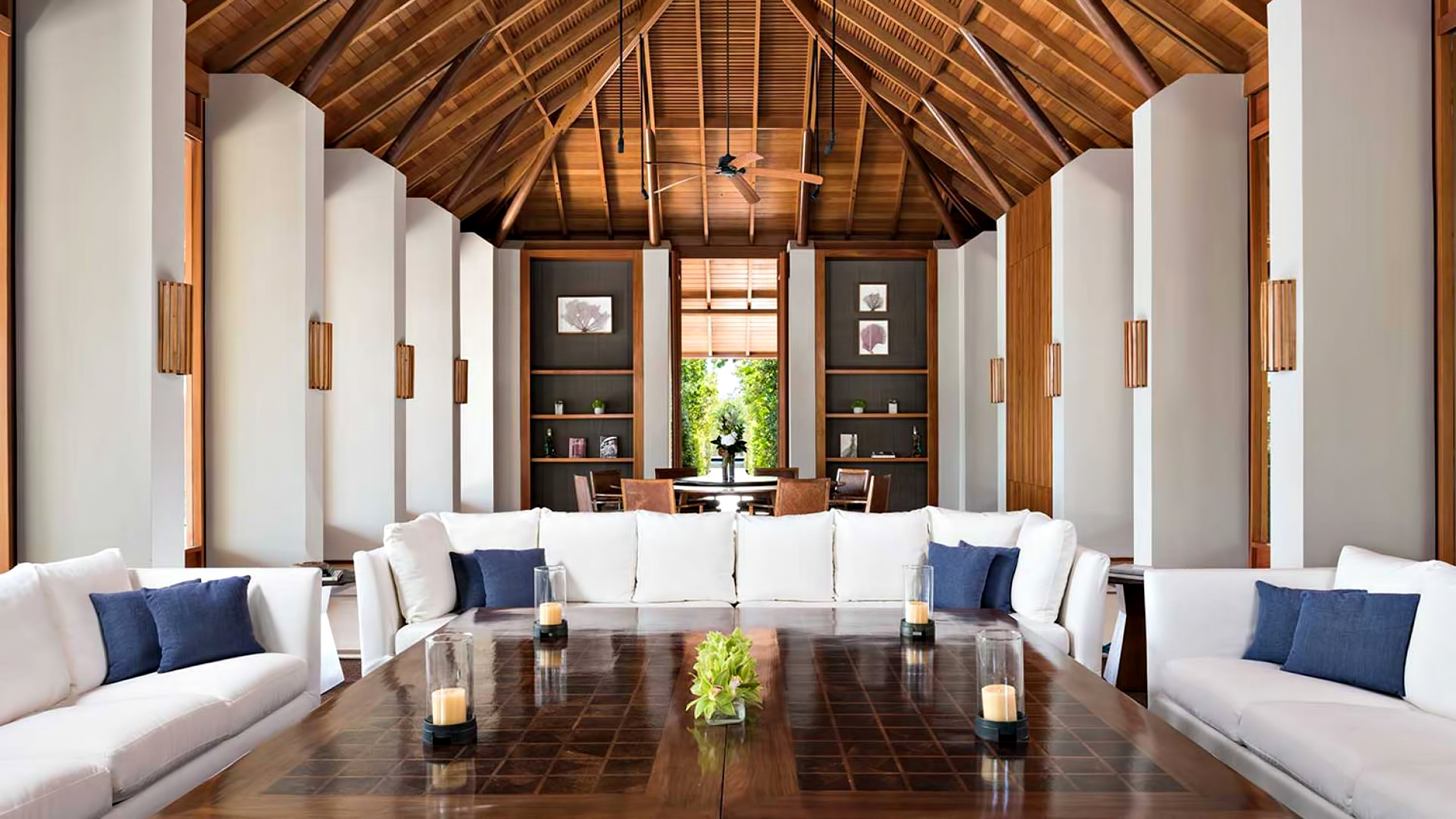 Amanyara Resort – Providenciales, Turks and Caicos Islands – 4 Bedroom Tranquility Villa Living Room