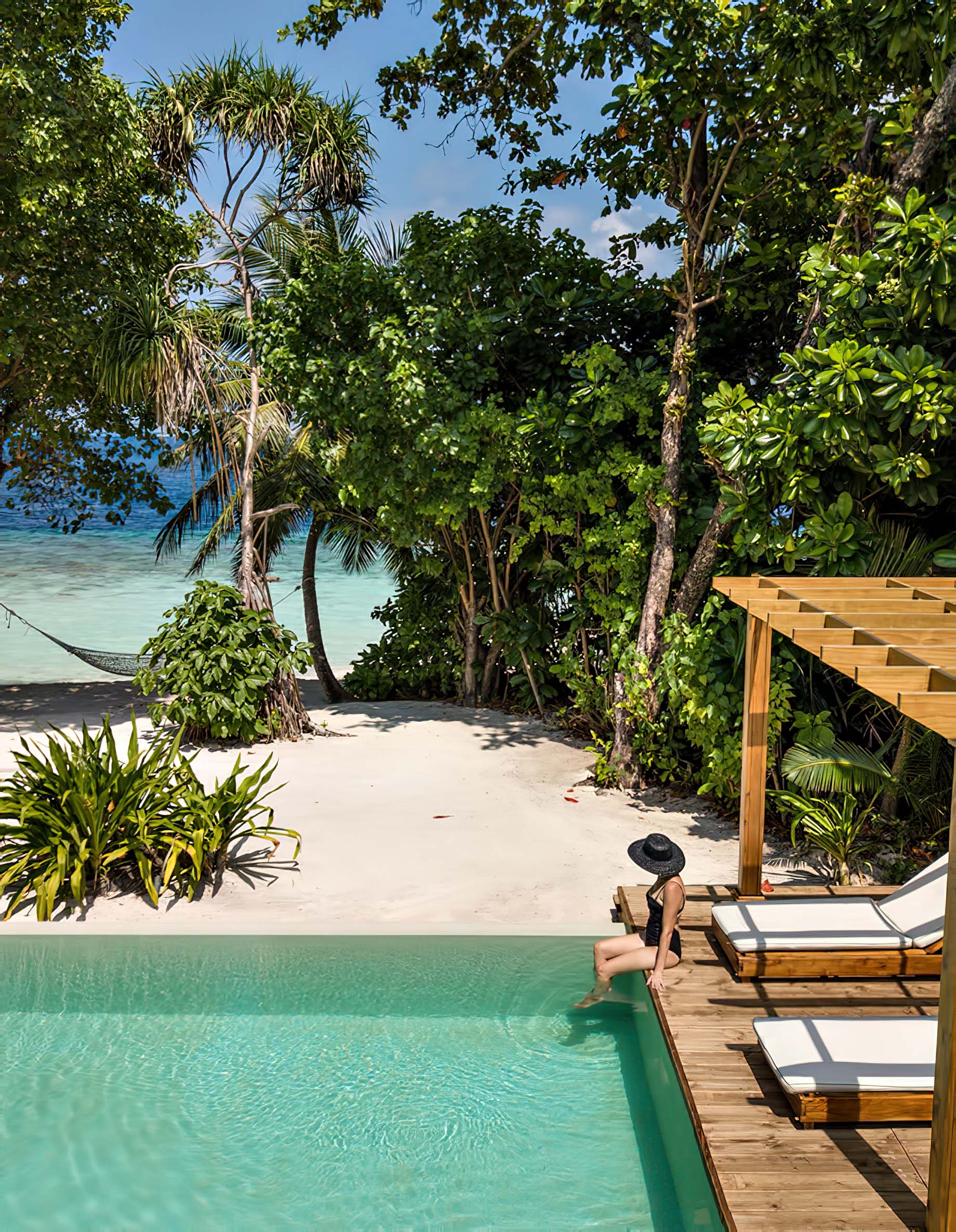 Amilla Fushi Resort and Residences – Baa Atoll, Maldives – Beach Villa Pool Deck
