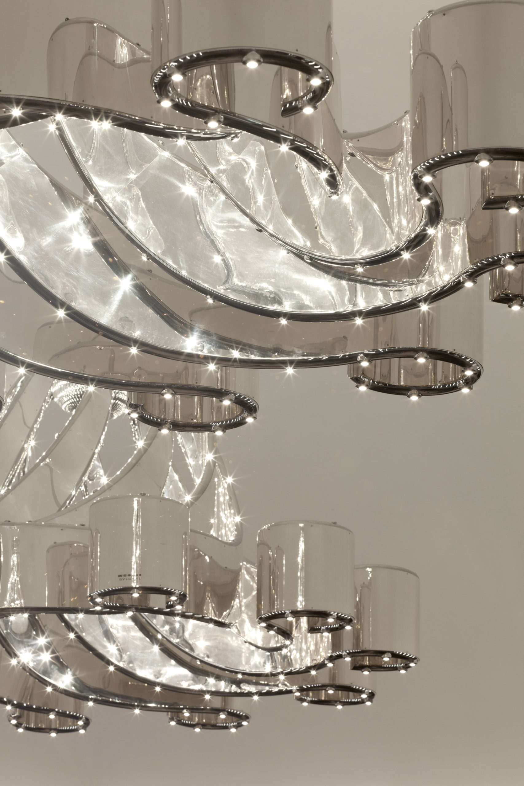Bvlgari Hotel London - Knightsbridge, London, UK - Exquisite Glass Ceiling Chandelier