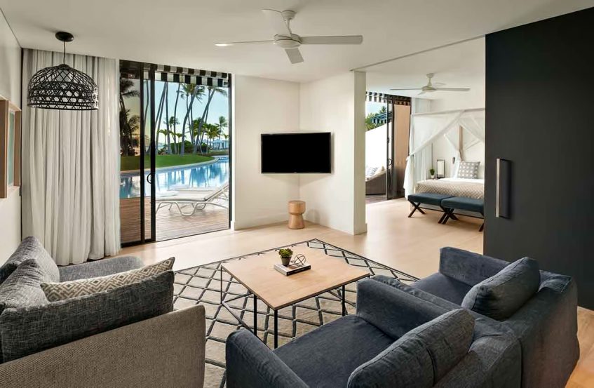 InterContinental Hayman Island Resort - Whitsunday Islands, Australia - One Bedroom Pool Access Suite Lounge Area