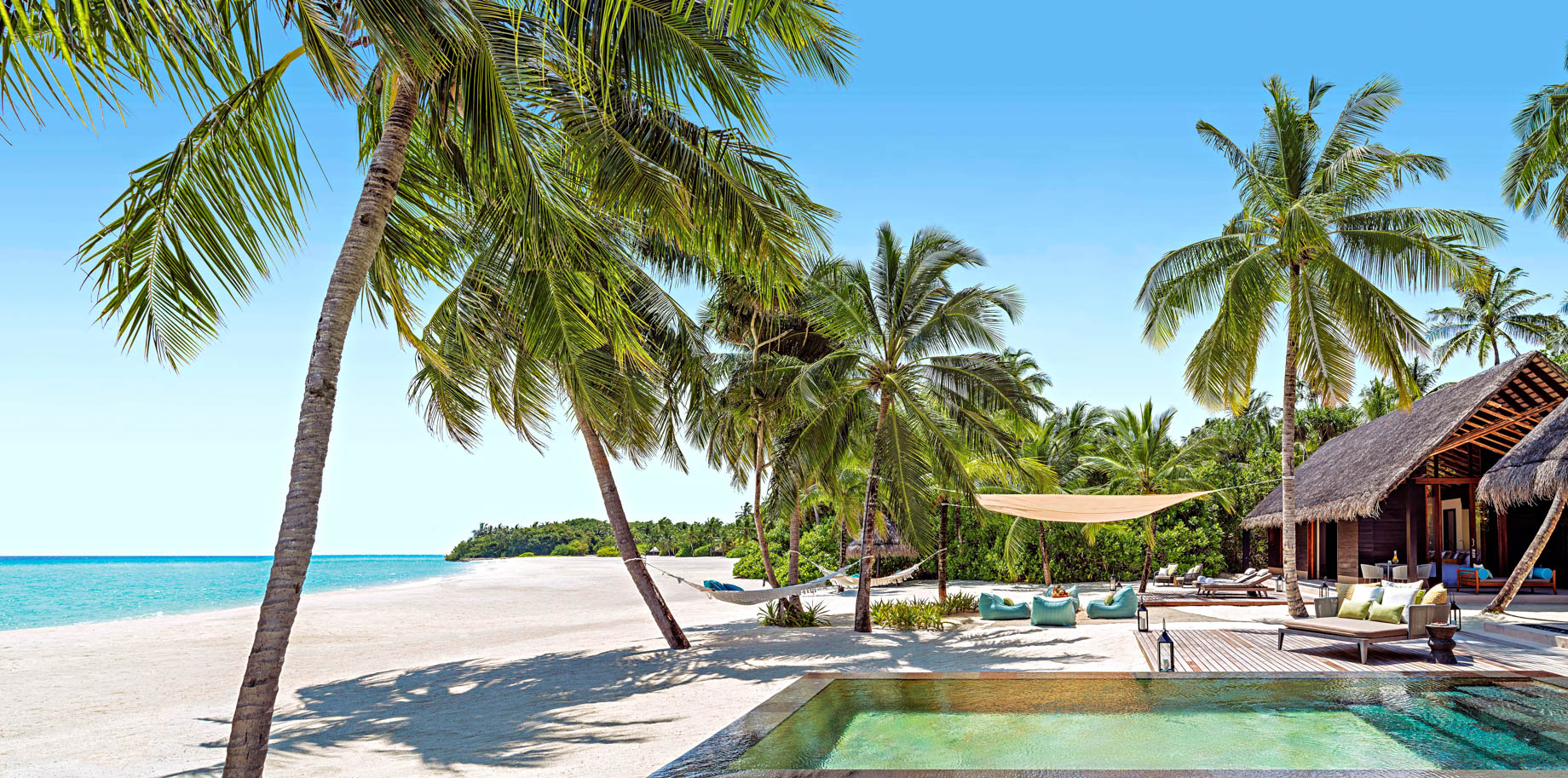 One&Only Reethi Rah Resort - North Male Atoll, Maldives - Two Villa Residence with Pool Beachfront Luxury