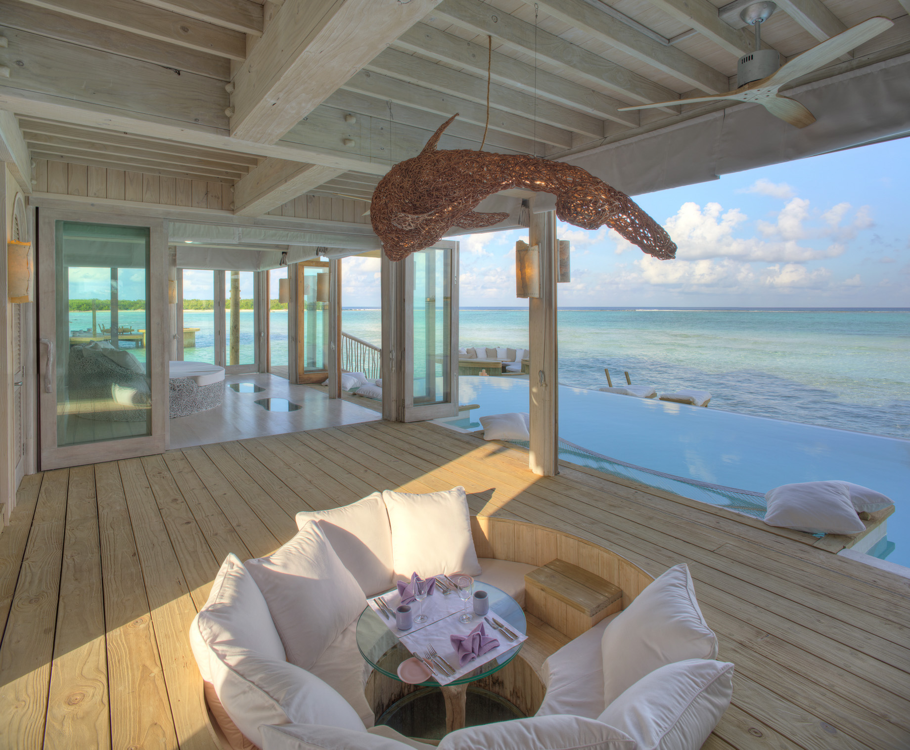 Soneva Jani Resort – Noonu Atoll, Medhufaru, Maldives – 2 Bedroom Water Retreat Pool Deck