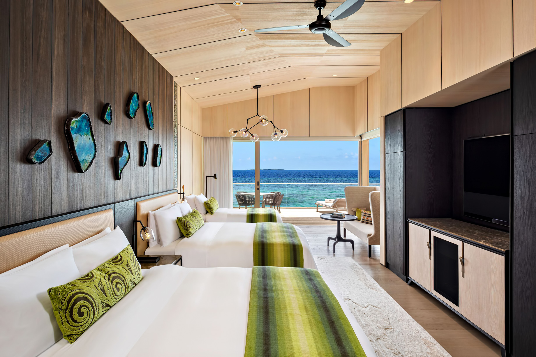 The St. Regis Maldives Vommuli Resort – Dhaalu Atoll, Maldives – Queen Twin Two Bedroom Beach Villa