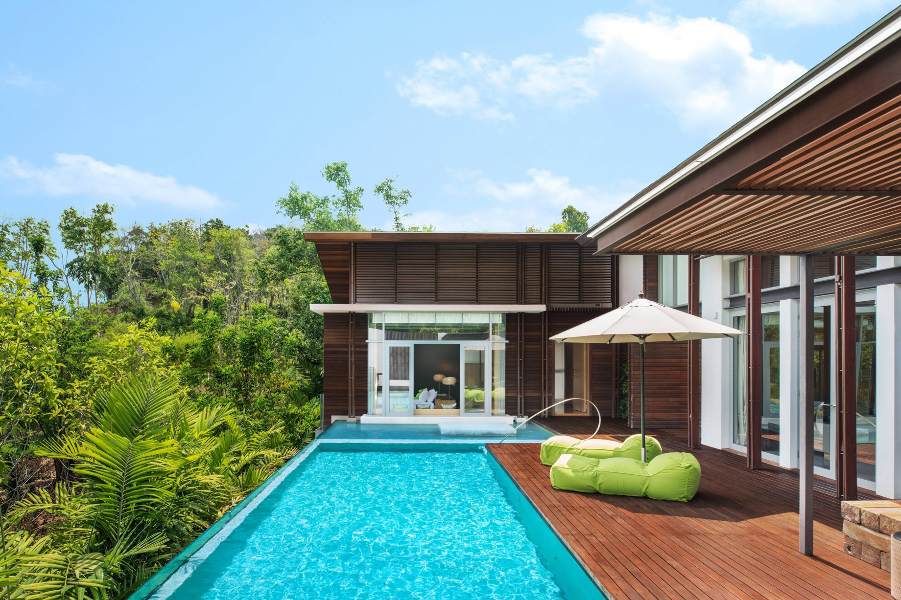 W Koh Samui Resort – Thailand – Wow Jungle Oasis Villa Pool Deck