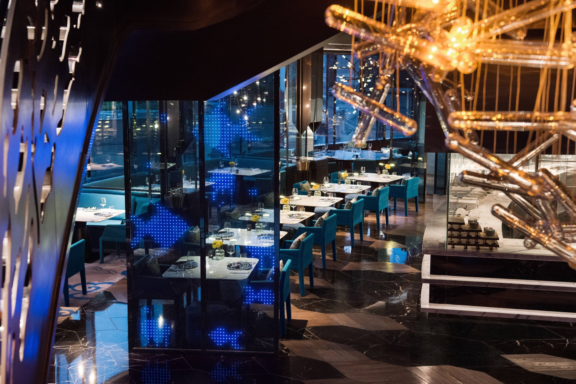 W Shanghai The Bund Hotel – Shanghai, China – Yen Restaurant Decor