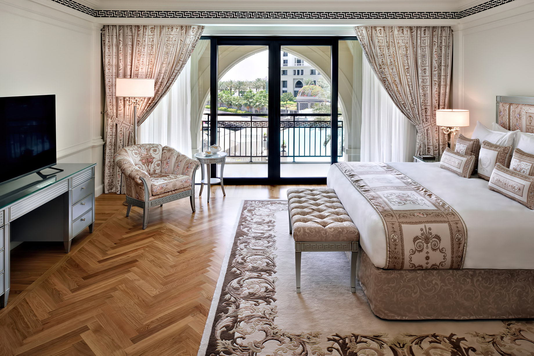 Palazzo Versace Dubai Hotel – Jaddaf Waterfront, Dubai, UAE – 3 Bedroom Residence Bedroom