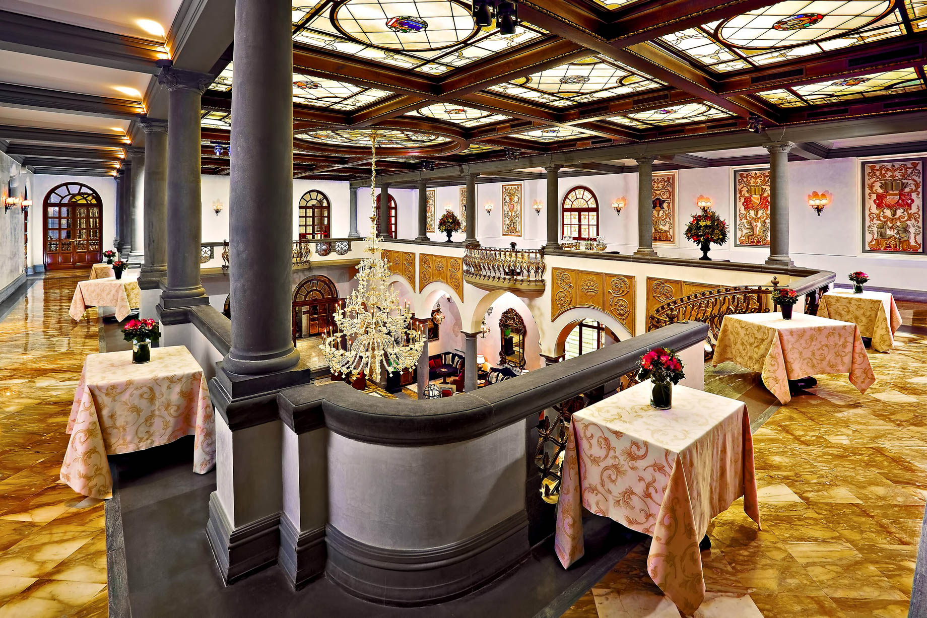 The St. Regis Florence Hotel - Florence, Italy - Winter Garden by Caino Balconata