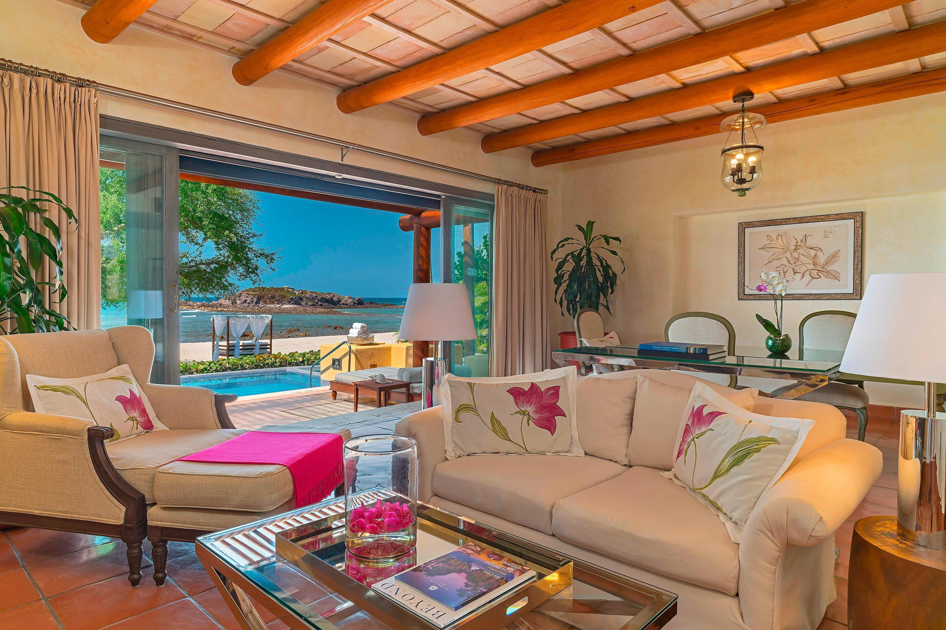 The St. Regis Punta Mita Resort – Nayarit, Mexico – One Bedroom Villa Living Room Ocean View
