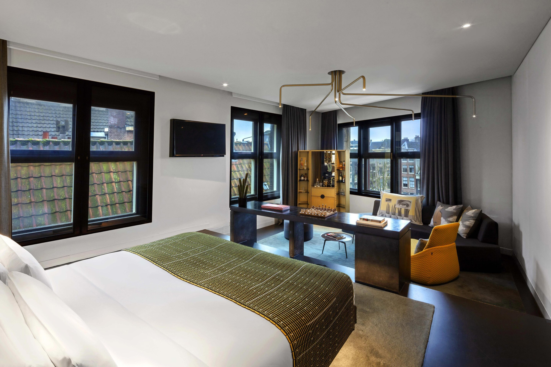 W Amsterdam Hotel – Amsterdam, Netherlands – Studio Bank Suite Living Area
