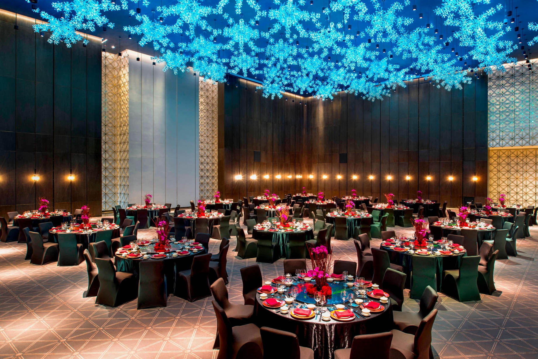 W Guangzhou Hotel – Tianhe District, Guangzhou, China – Great Room Round Tables