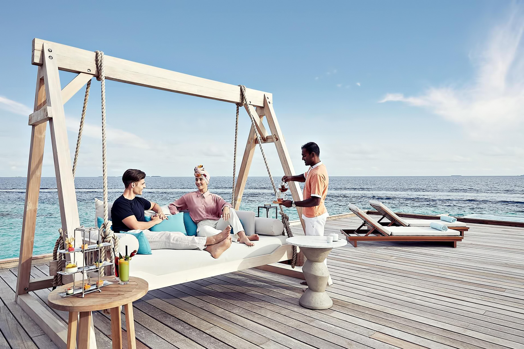 Waldorf Astoria Maldives Ithaafushi Resort - Ithaafushi Island, Maldives - Resort Private Island Villa Overwater Deck