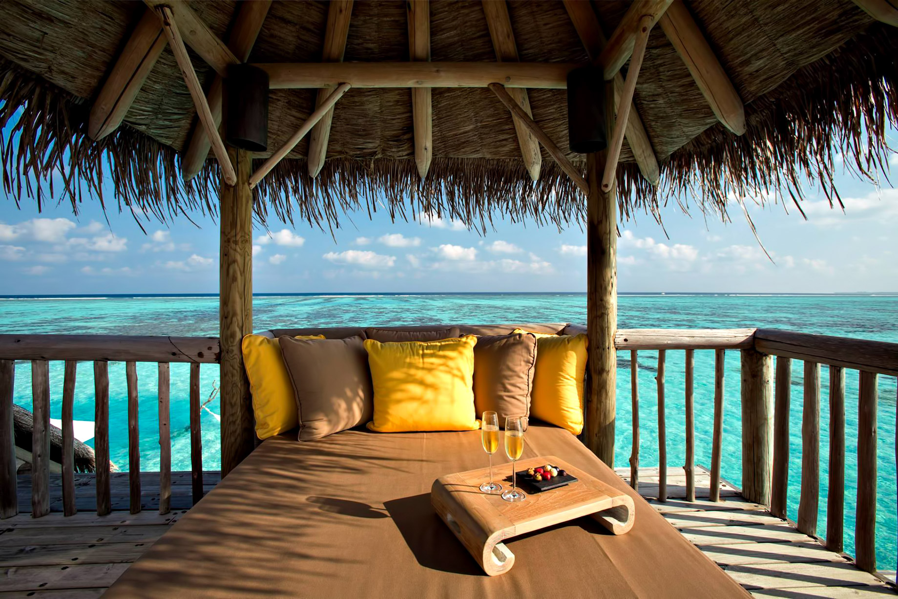 Gili Lankanfushi Resort – North Male Atoll, Maldives – Overwater Villa Outdoor Lounge Ocean View