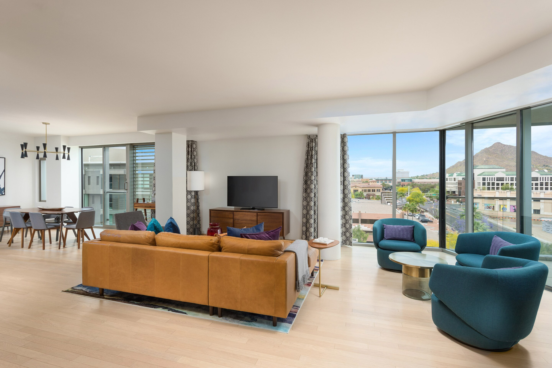 W Scottsdale Hotel - Scottsdale, AZ, USA - WOW Penthouse Suite Living Area