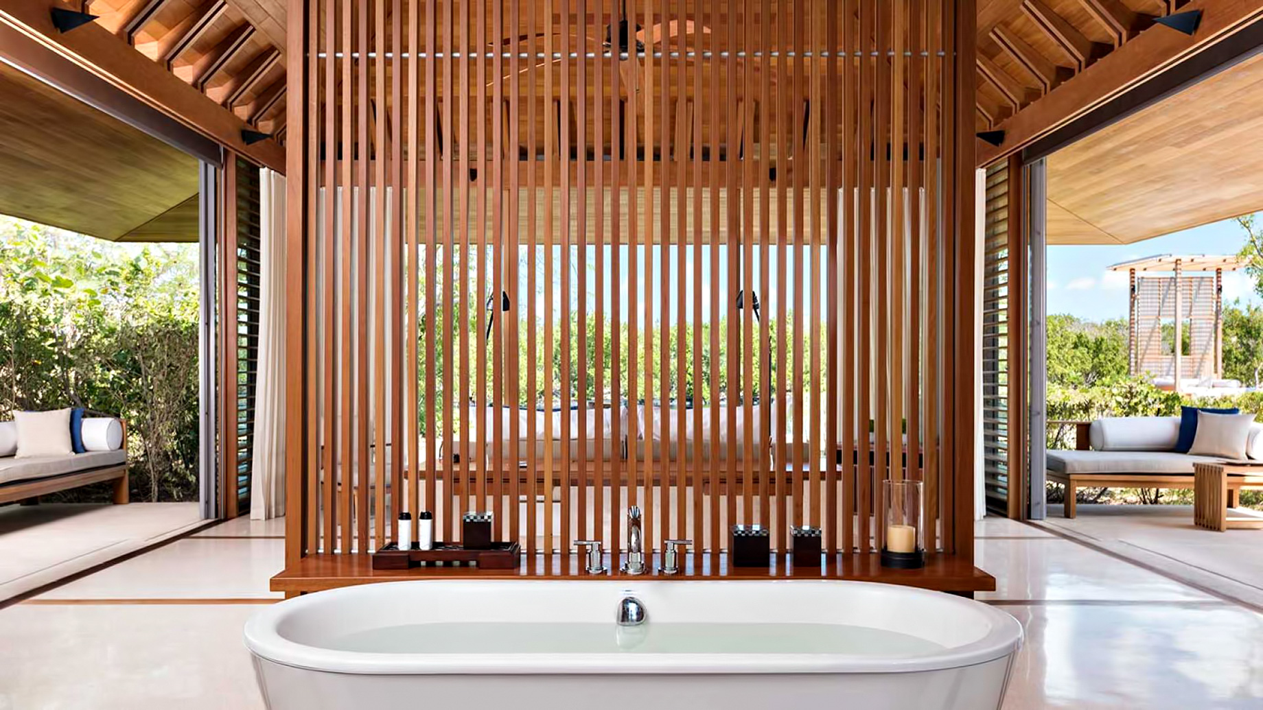 Amanyara Resort - Providenciales, Turks and Caicos Islands - 4 Bedroom Tranquility Villa Bathroom