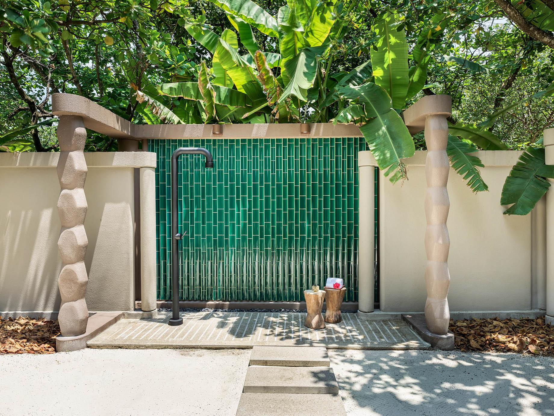 JOALI Maldives Resort - Muravandhoo Island, Maldives - Beachfront Villa Outdoor Shower
