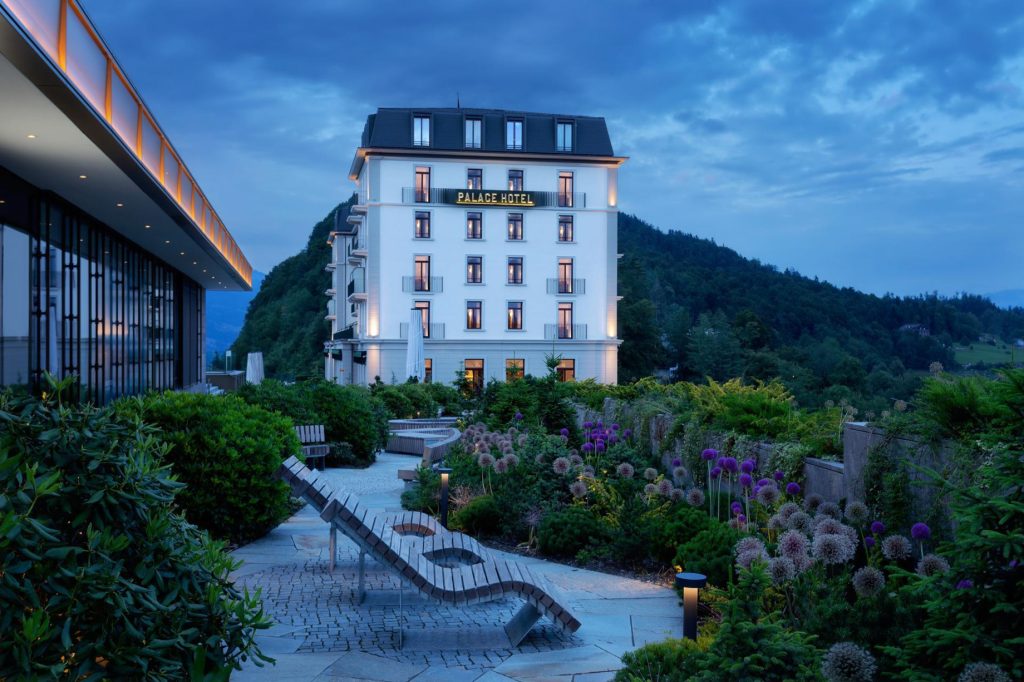 Palace Hotel - Burgenstock Hotels & Resort - Obburgen, Switzerland - Palace Hotel at Night