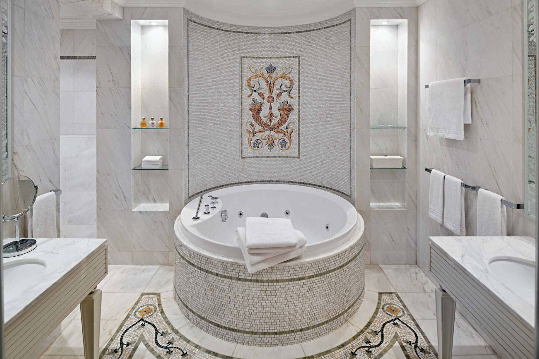 Palazzo Versace Dubai Hotel – Jaddaf Waterfront, Dubai, UAE – 3 Bedroom Residence Bathroom