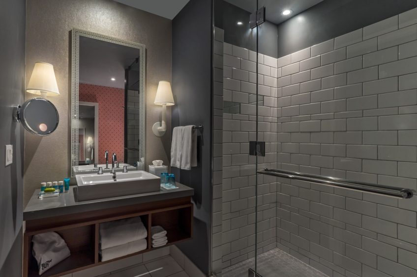 W Austin Hotel - Austin, TX, USA - Fabulous Queen Bathroom
