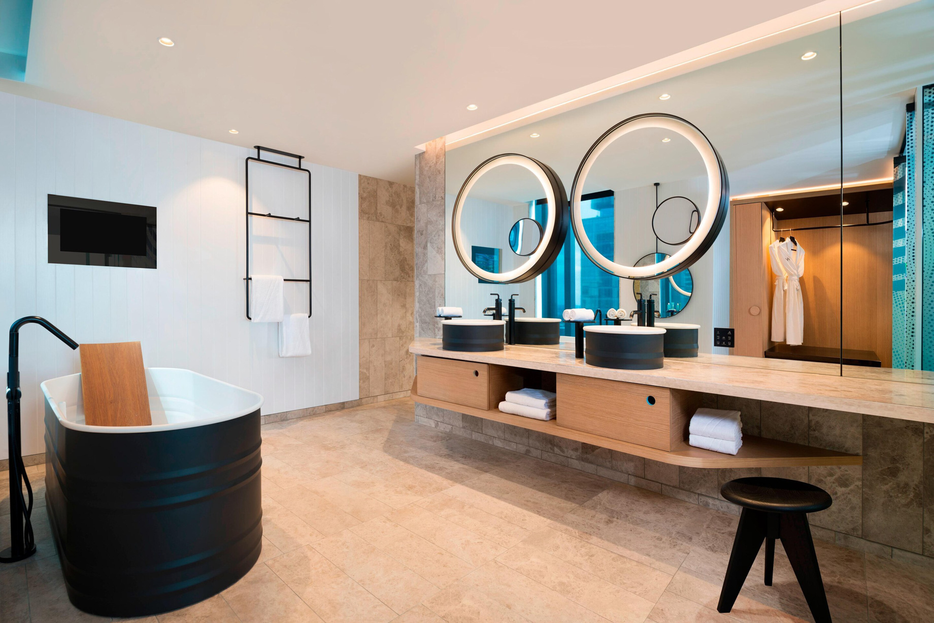 W Brisbane Hotel – Brisbane, Australia – WOW Suite Bathroom