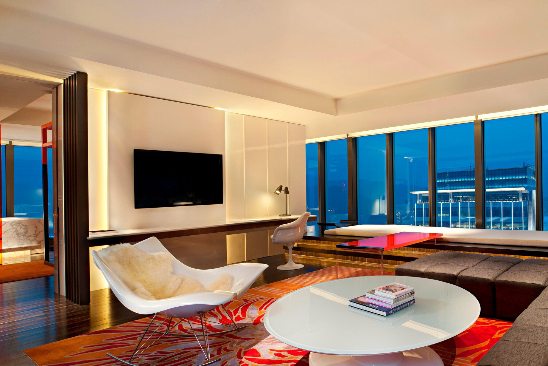 W Taipei Hotel – Taipei, Taiwan – WOW Suite Living Room