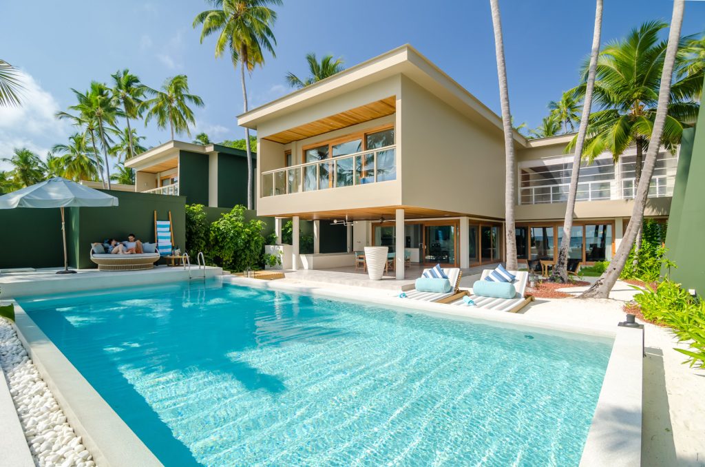 Amilla Fushi Resort and Residences - Baa Atoll, Maldives - Oceanfront Beach Villa Pool Deck