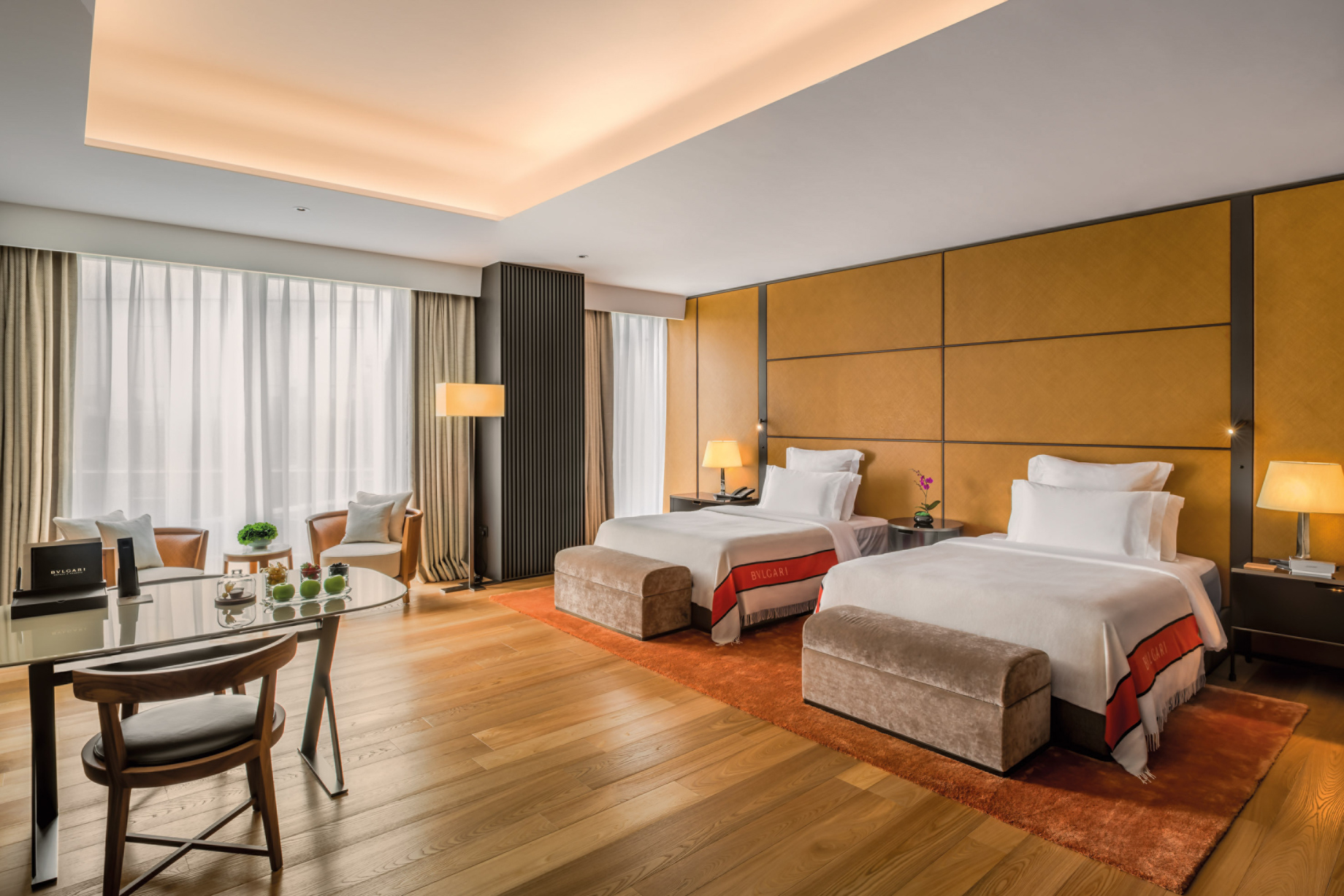 Bvlgari Hotel Beijing – Beijing, China – Guest Suite Double Bedroom