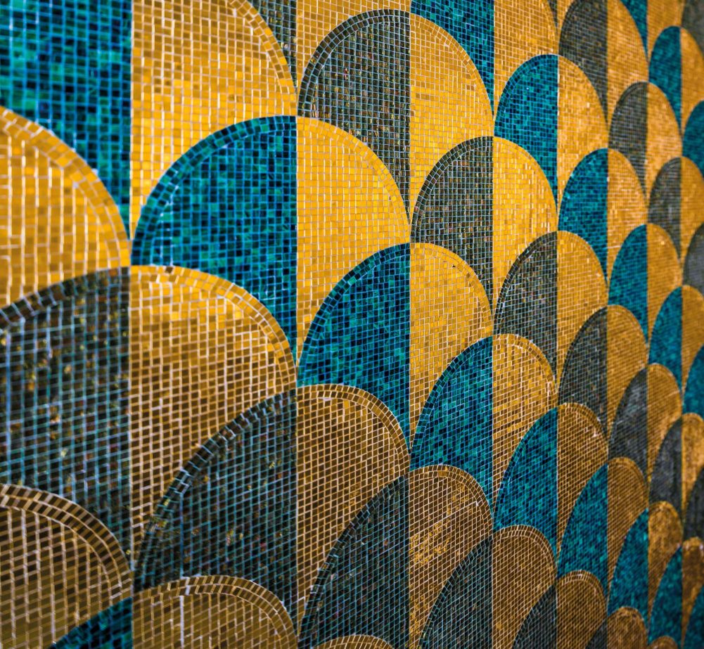 Bvlgari Resort Dubai - Jumeira Bay Island, Dubai, UAE - Vitality Pool Tile Pattern