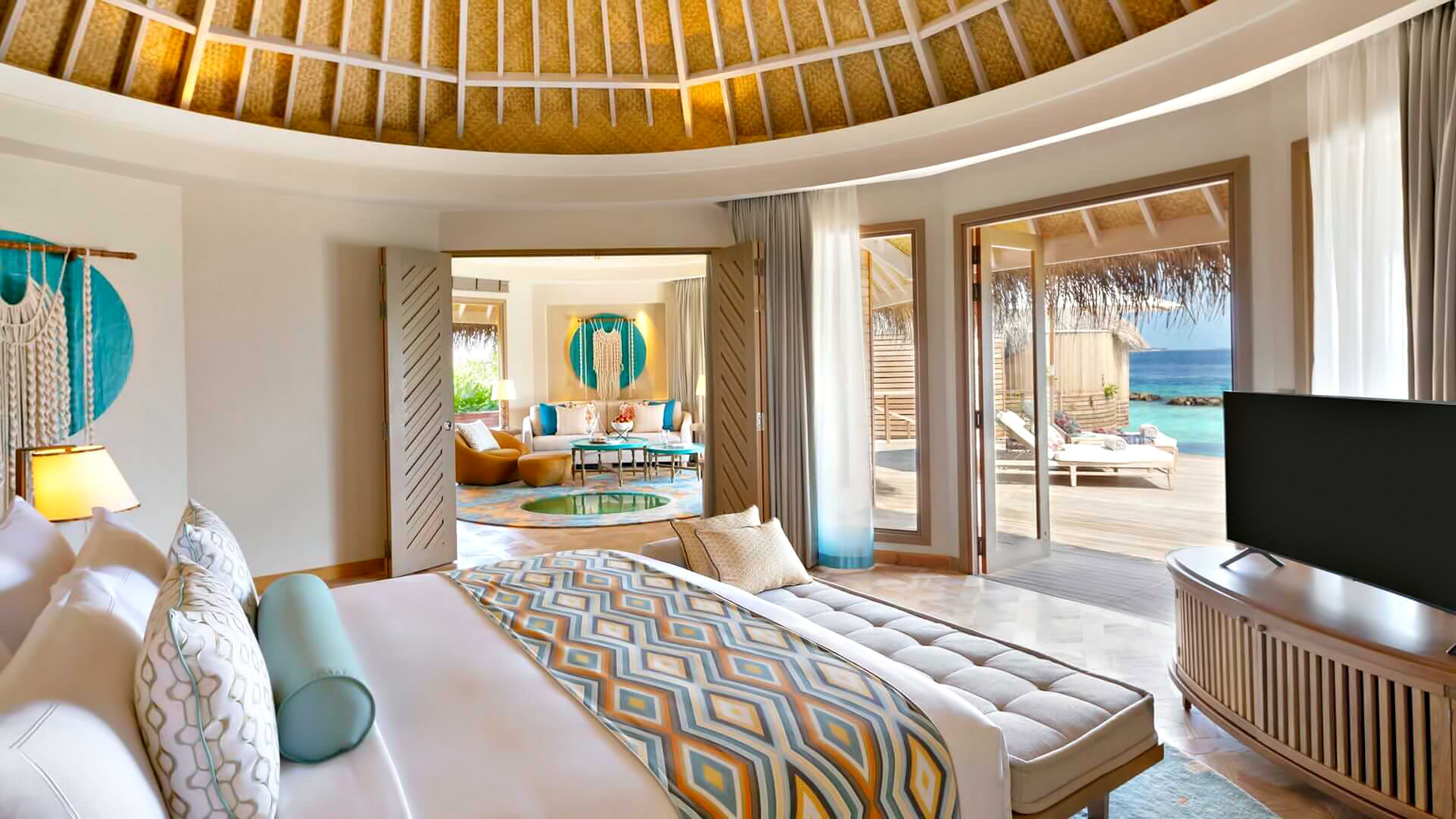 The Nautilus Maldives Resort – Thiladhoo Island, Maldives – Ocean Residence Master Bedroom