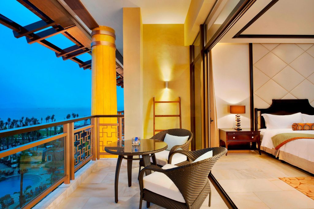The St. Regis Sanya Yalong Bay Resort - Hainan, China - Premium Ocean View Guest Room Balcony