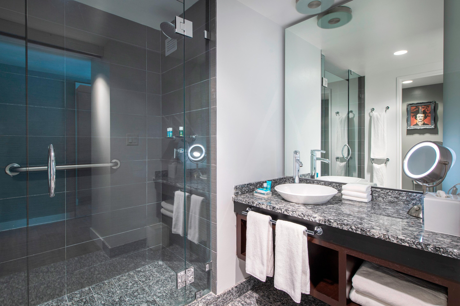 W Boston Hotel – Boston, MA, USA – Mega Guest Room Bathroom Vanity