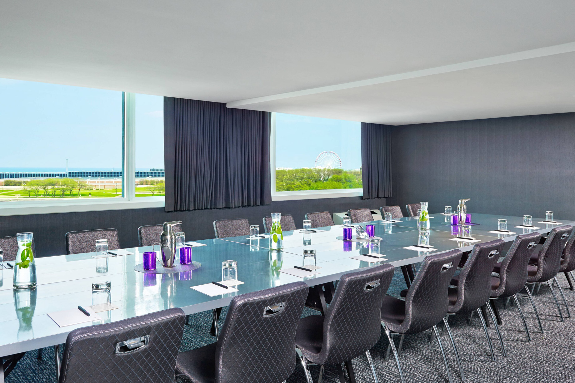 W Chicago Lakeshore Hotel – Chicago, IL, USA – Focus Meeting Room Conference Setup