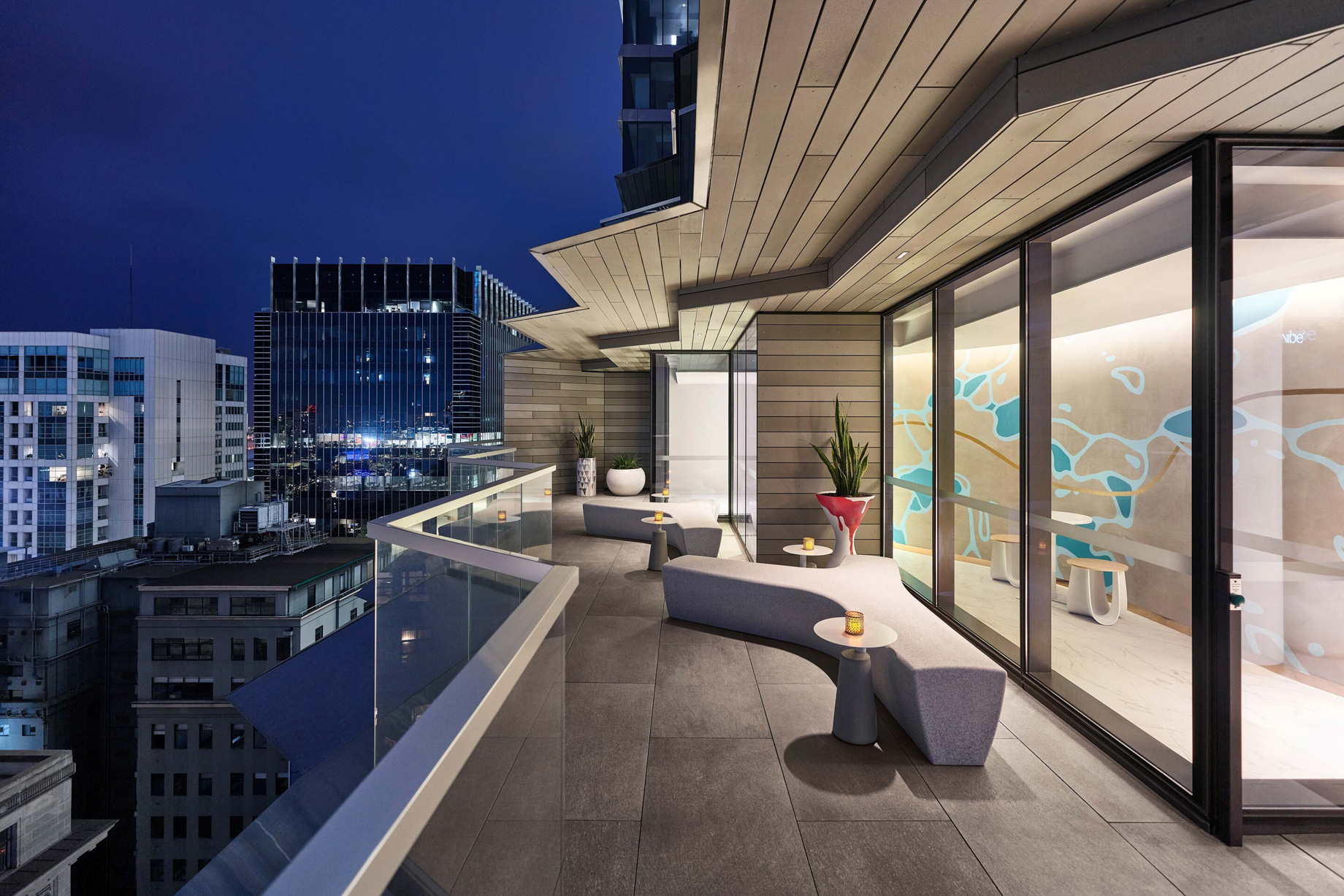 W Melbourne Hotel - Melbourne, Australia - WET Balcony