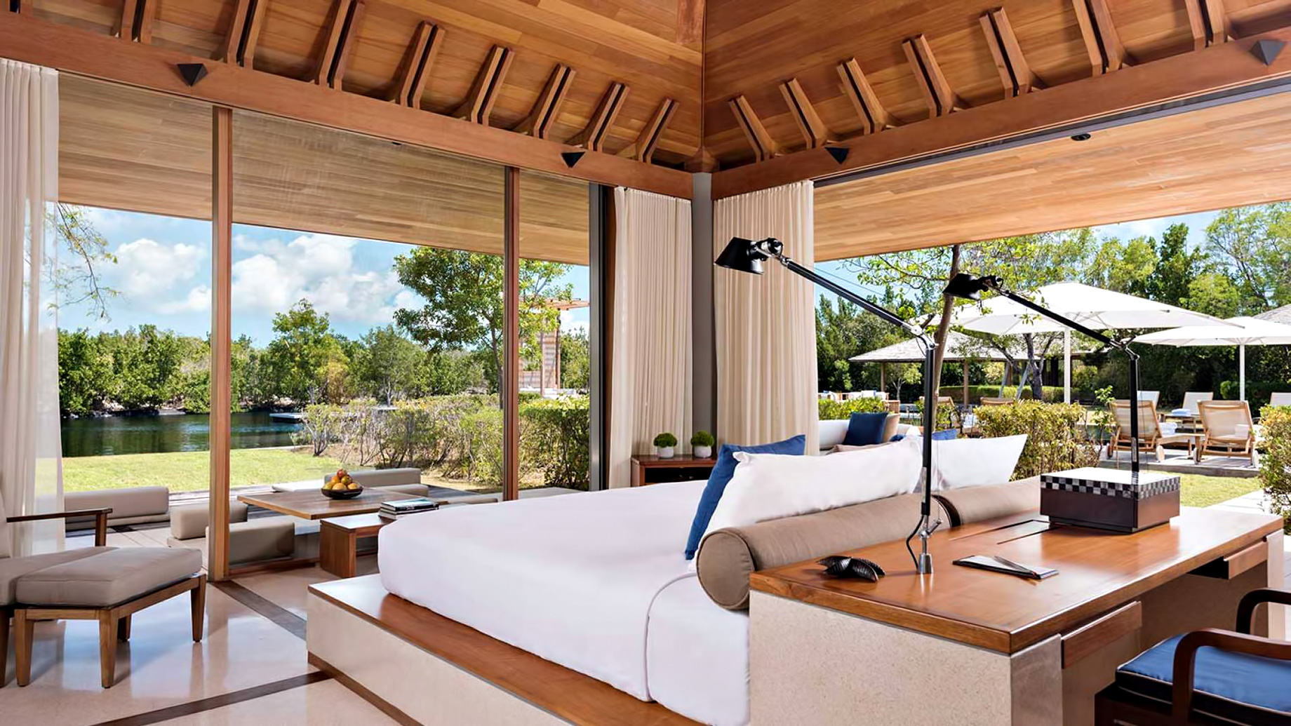 Amanyara Resort – Providenciales, Turks and Caicos Islands – 4 Bedroom Tranquility Villa Bedroom View