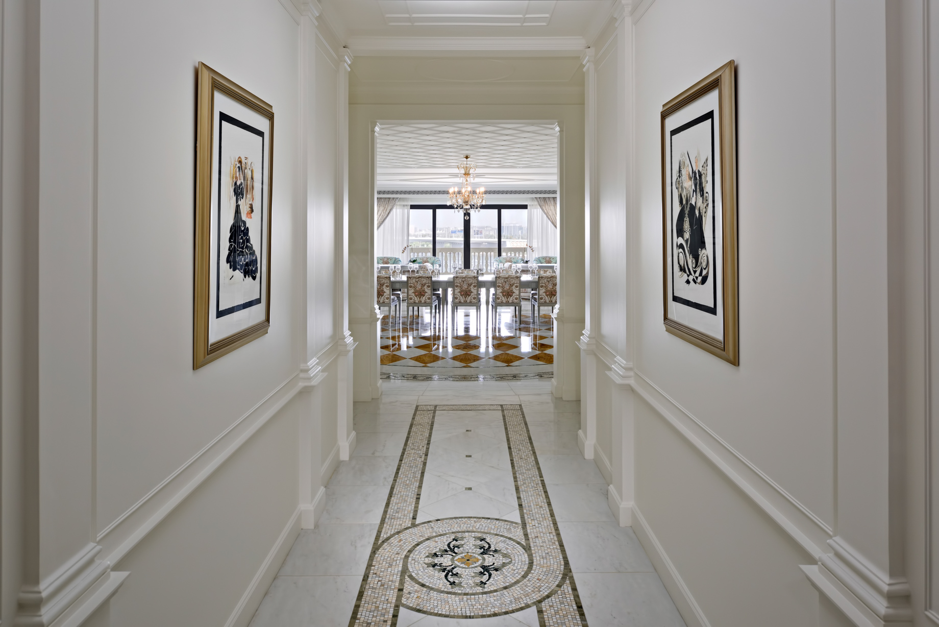 Palazzo Versace Dubai Hotel – Jaddaf Waterfront, Dubai, UAE – 4 Bedroom Residence Hallway