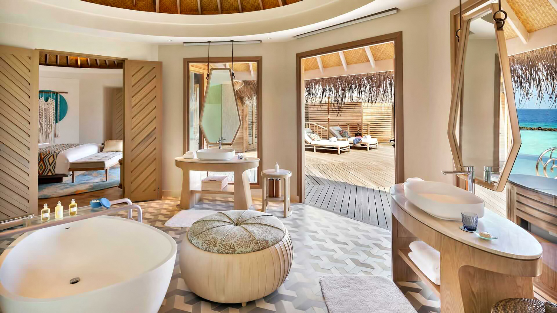 The Nautilus Maldives Resort – Thiladhoo Island, Maldives – Ocean Residence Master Bathroom