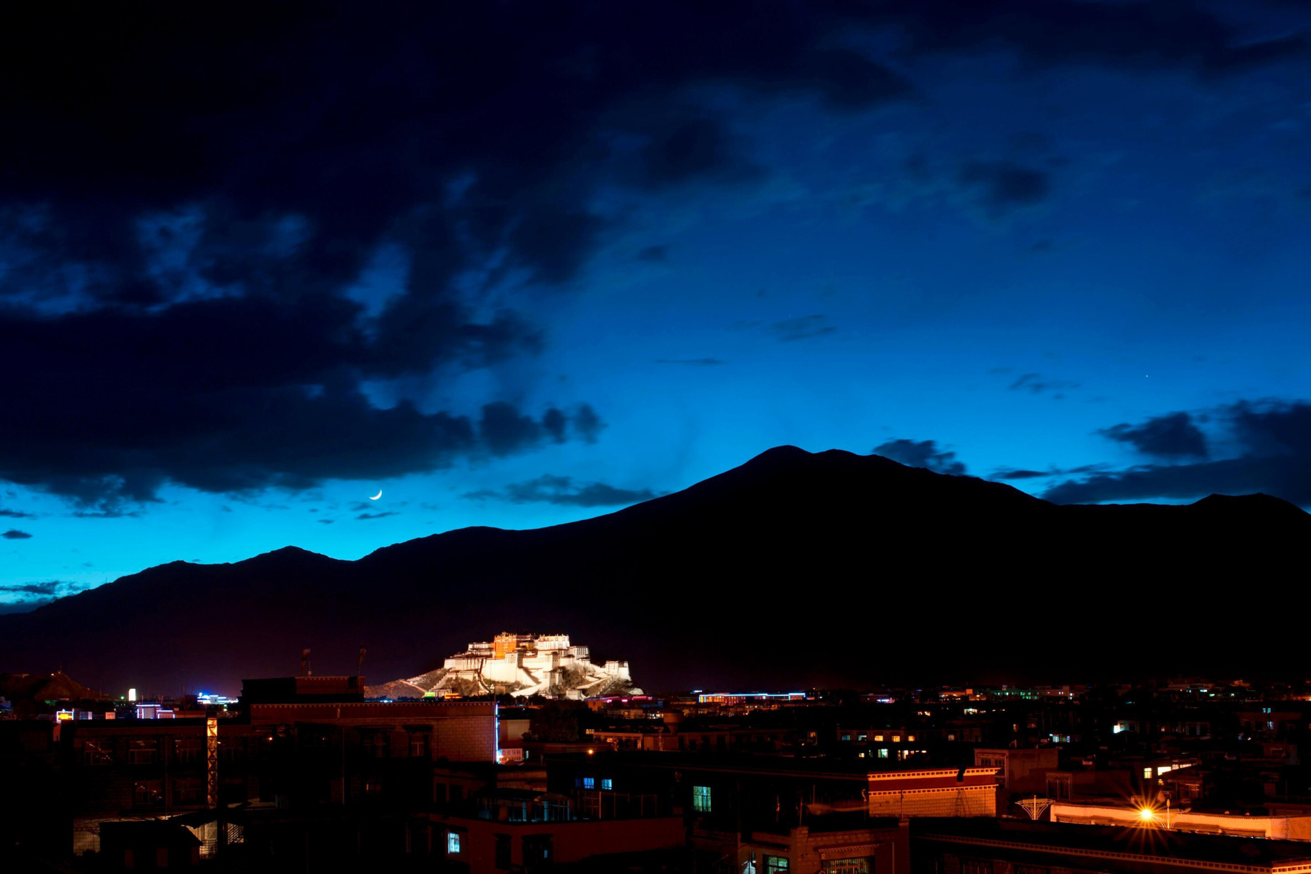 The St. Regis Lhasa Resort – Lhasa, Xizang, China – Lhasa City Night View