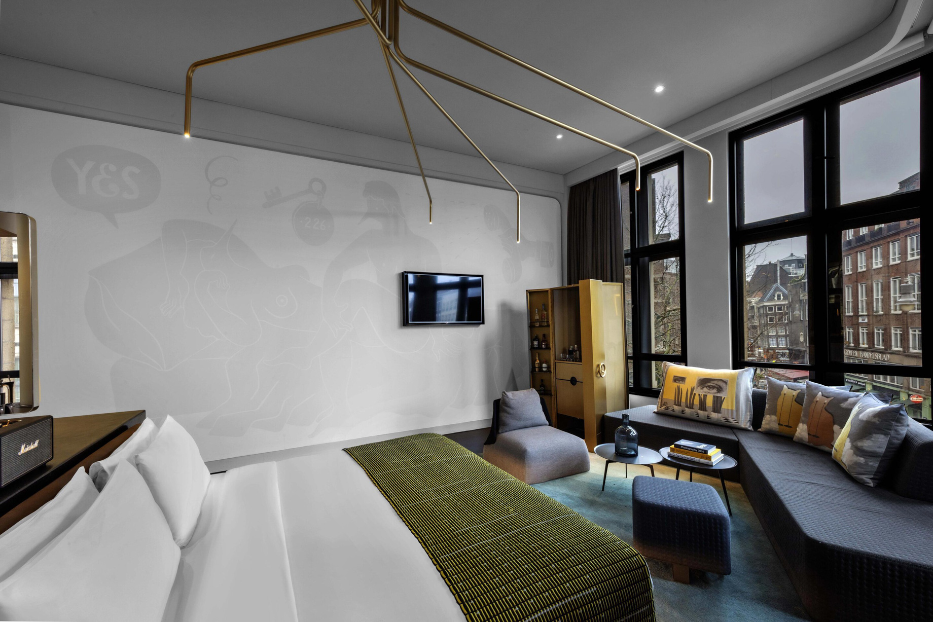 W Amsterdam Hotel - Amsterdam, Netherlands - Studio Bank Suite Wall Art