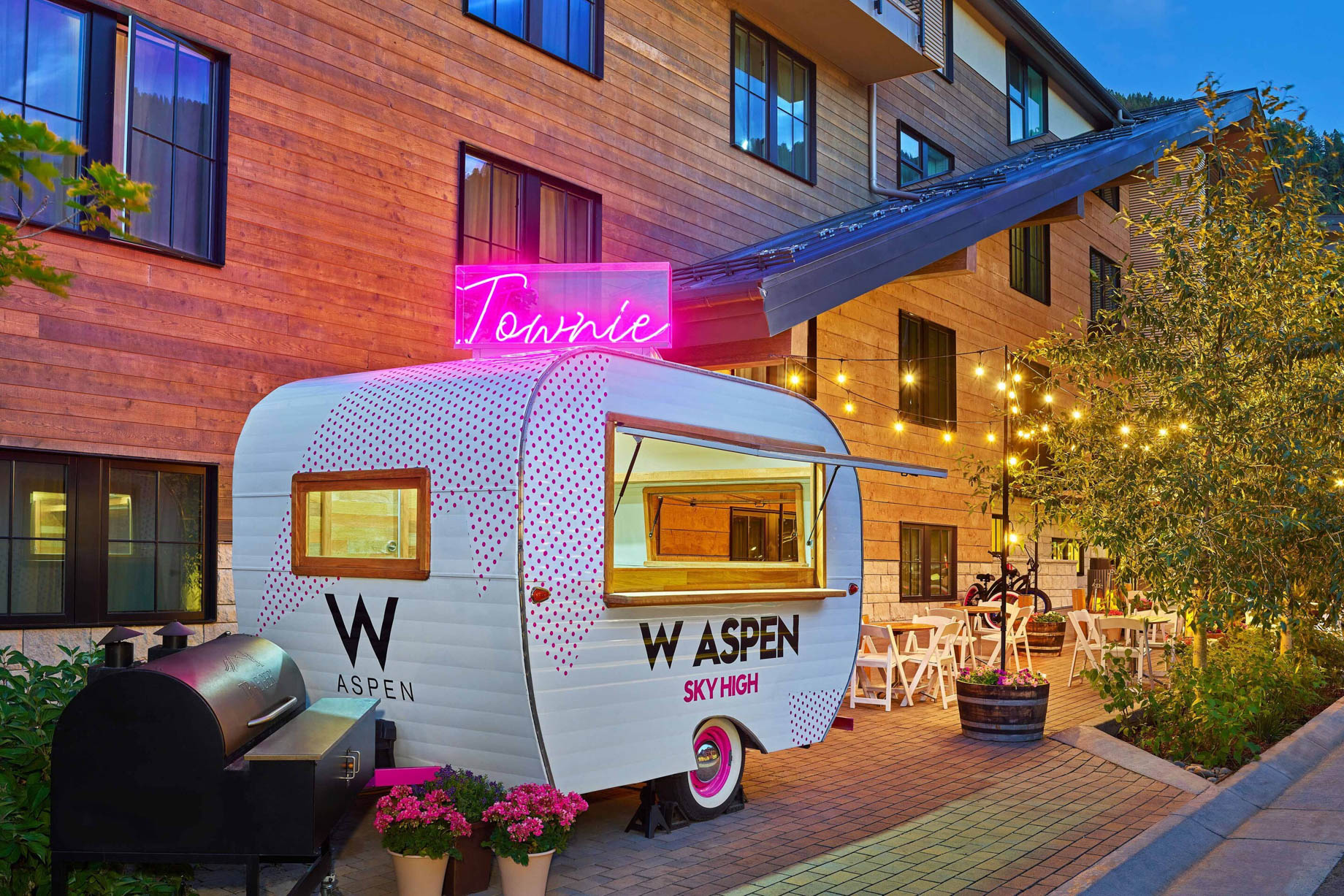 W Aspen Hotel – Aspen, CO, USA – Townie Truck Evening