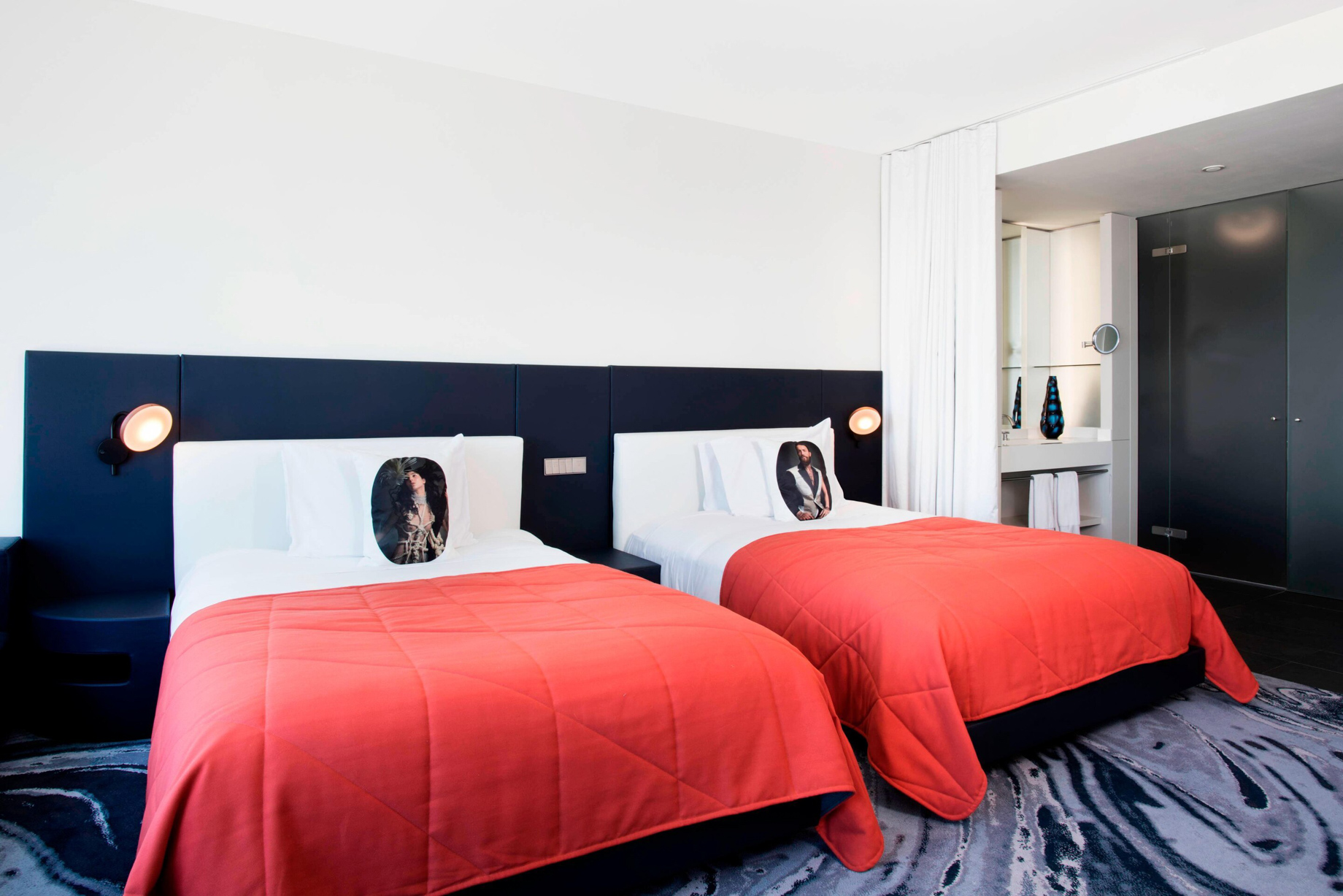 W Barcelona Hotel – Barcelona, Spain – Cozy Guest Room Twin