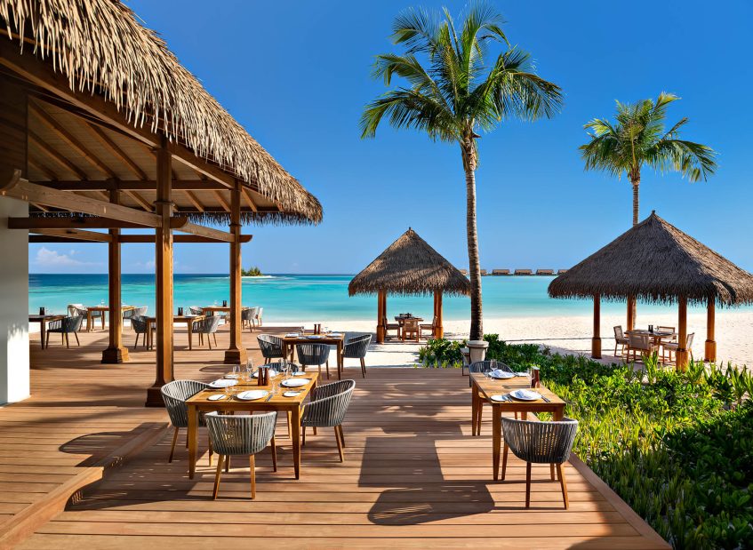 Waldorf Astoria Maldives Ithaafushi Resort - Ithaafushi Island, Maldives - Beachfront Tasting Table